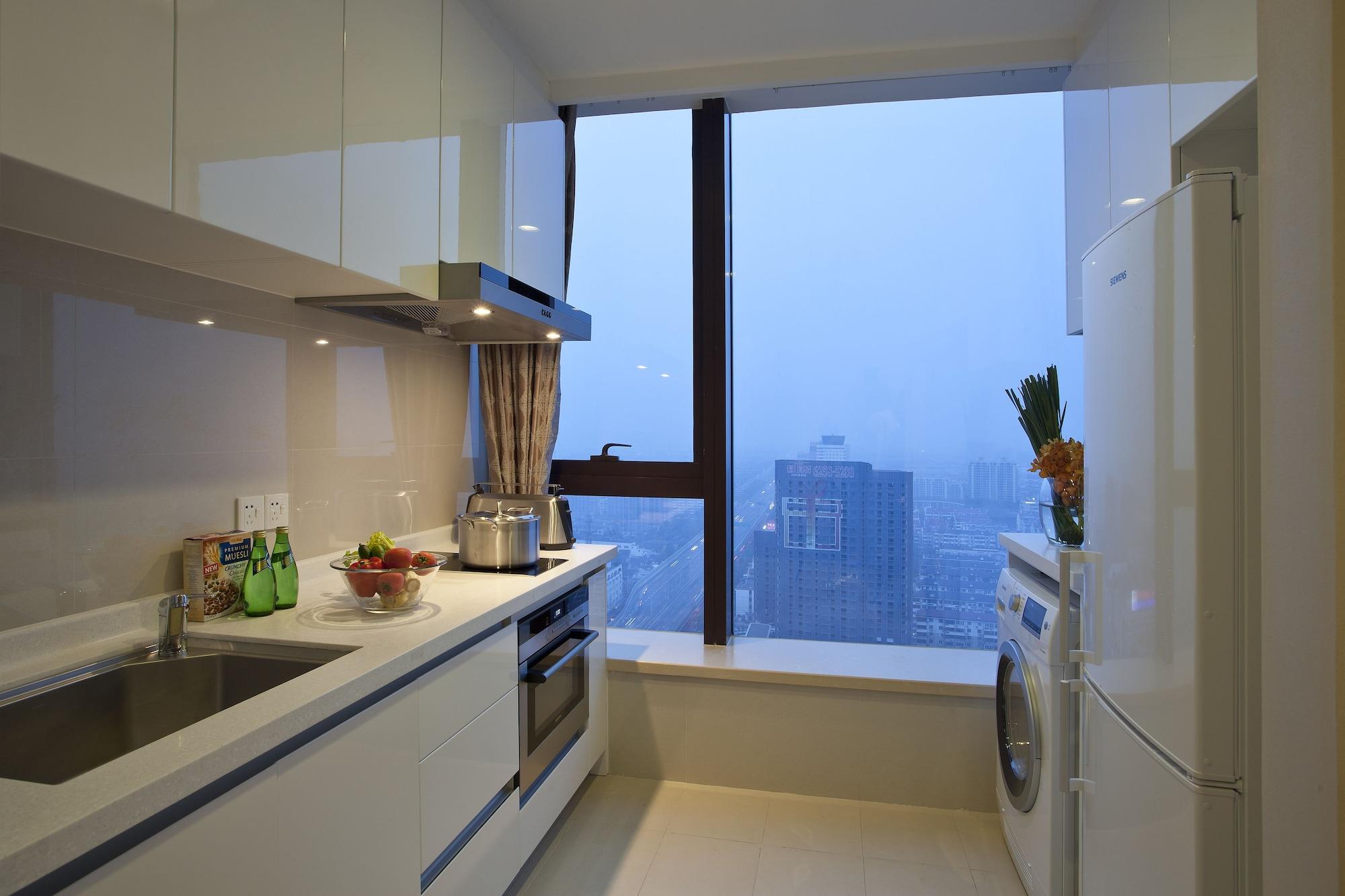 Apartamento Ascott Midtown Suzhou Suzhou  Exterior foto